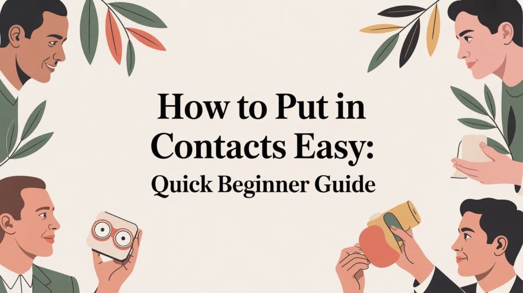 How to Put in Contacts Easy: A Quick Beginner's Guide | iDoctor
